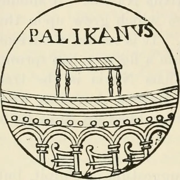An illustration from Rambles in Rome; an archaeological and historical guide to the museums, galleries, villas, churches, and antiquities of Rome and the Campagna, 1911, leaf 79