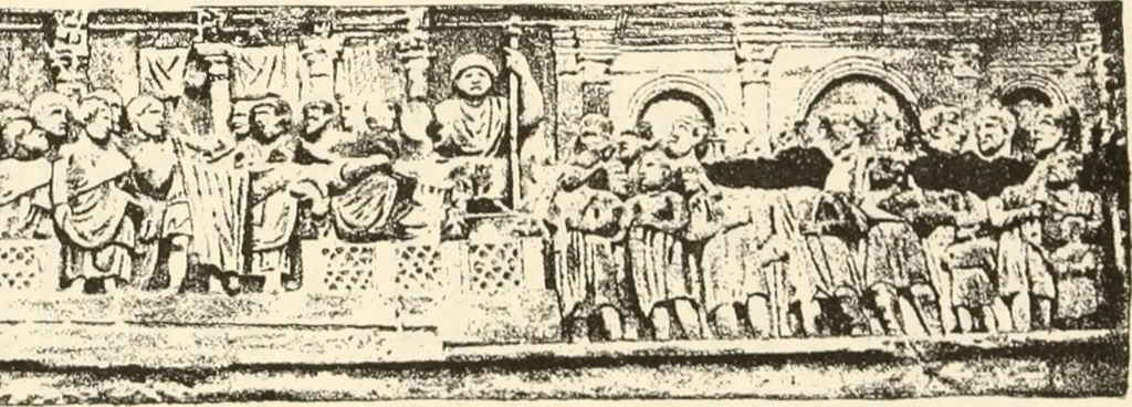 An illustration from Rambles in Rome; an archaeological and historical guide to the museums, galleries, villas, churches, and antiquities of Rome and the Campagna, 1911, leaf 86