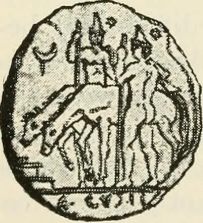 An illustration from Rambles in Rome; an archaeological and historical guide to the museums, galleries, villas, churches, and antiquities of Rome and the Campagna, 1911, leaf 89