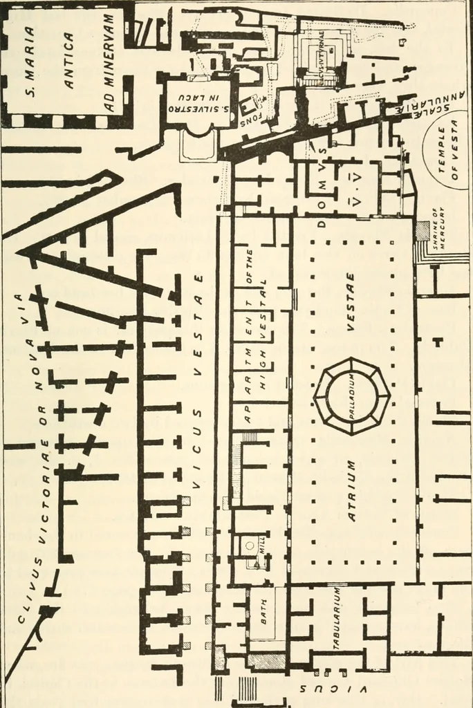 An illustration from Rambles in Rome; an archaeological and historical guide to the museums, galleries, villas, churches, and antiquities of Rome and the Campagna, 1911, leaf 98