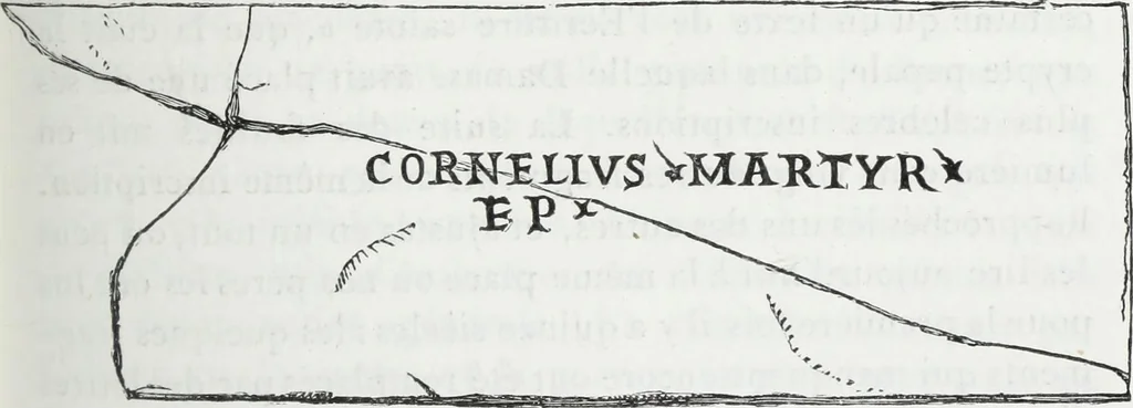 An illustration from Rome souterraine : resume des decouvertes de M. de Rossi dans les catacombes romaines, et en particulier dans le cimetiere de Calliste, 1872, leaf 188