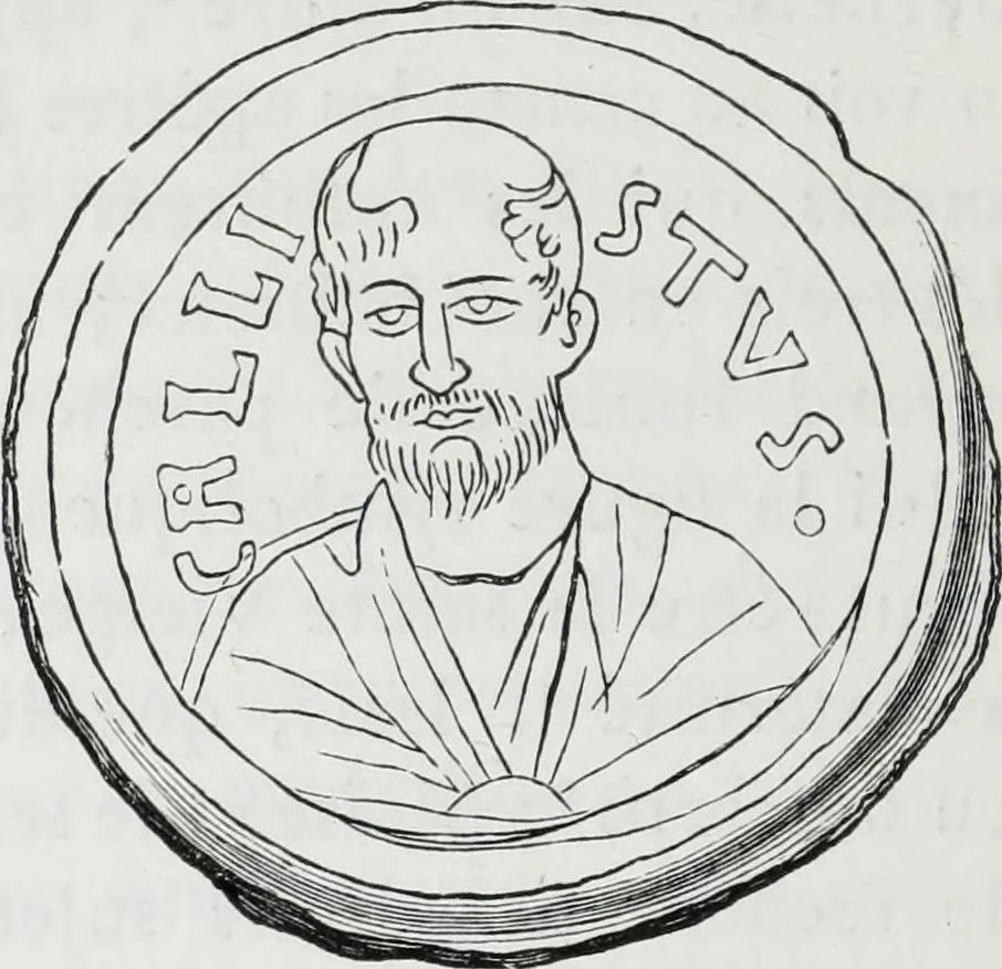 An illustration from Rome souterraine : resume des decouvertes de M. de Rossi dans les catacombes romaines, et en particulier dans le cimetiere de Calliste, 1872, leaf 387