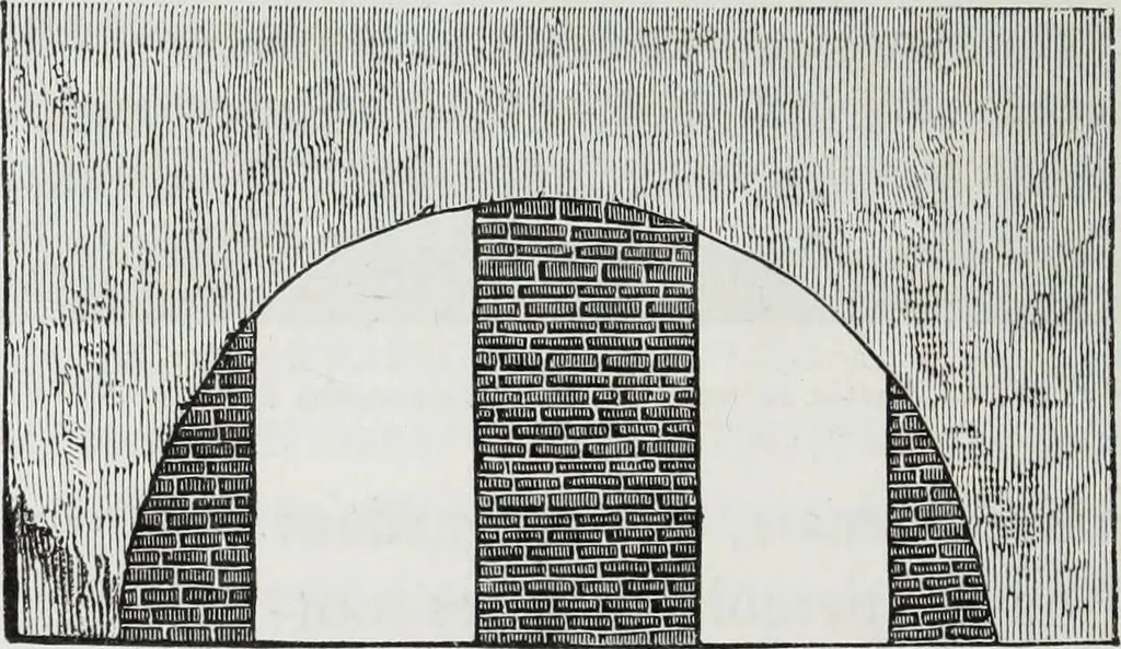 An illustration from Rome souterraine : resume des decouvertes de M. de Rossi dans les catacombes romaines, et en particulier dans le cimetiere de Calliste, 1872, leaf 437
