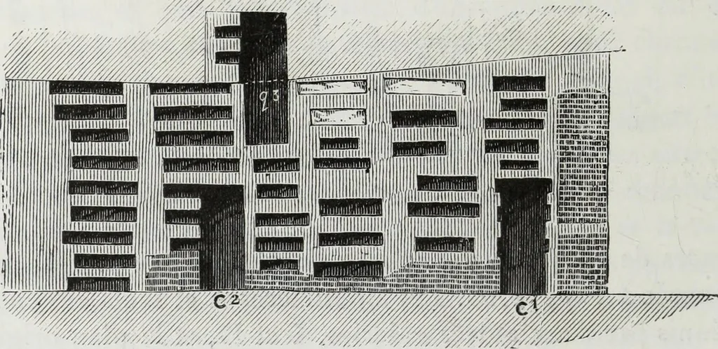 An illustration from Rome souterraine : resume des decouvertes de M. de Rossi dans les catacombes romaines, et en particulier dans le cimetiere de Calliste, 1872, leaf 455