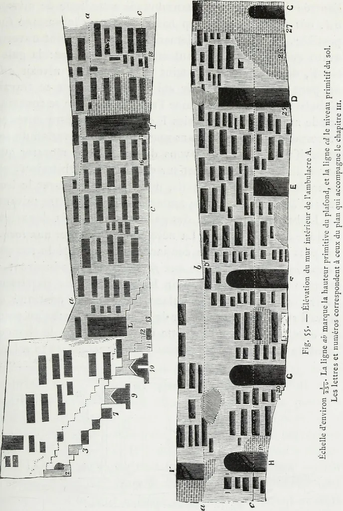 An illustration from Rome souterraine : resume des decouvertes de M. de Rossi dans les catacombes romaines, et en particulier dans le cimetiere de Calliste, 1872, leaf 456