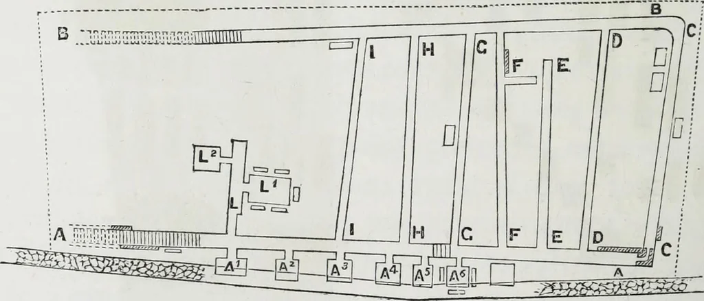 An illustration from Rome souterraine : resume des decouvertes de M. de Rossi dans les catacombes romaines, et en particulier dans le cimetiere de Calliste, 1872, leaf 457