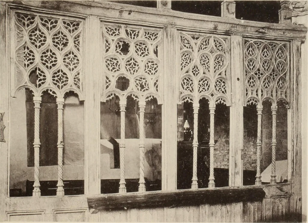 An illustration from Roodscreens and roodlofts, 1909, leaf 102