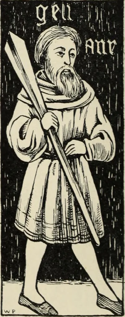 An illustration from Roodscreens and roodlofts, 1909, leaf 105