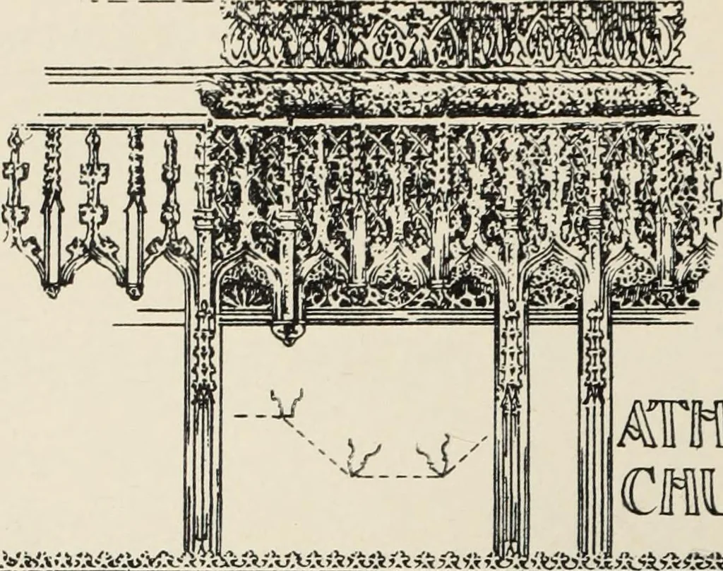An illustration from Roodscreens and roodlofts, 1909, leaf 119