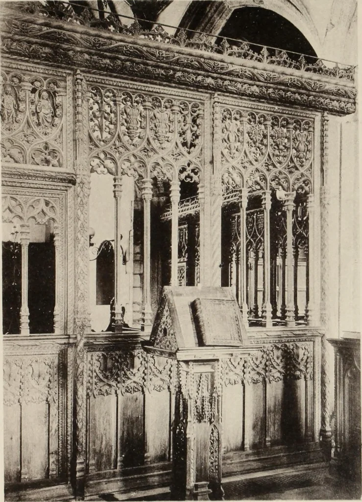An illustration from Roodscreens and roodlofts, 1909, leaf 120