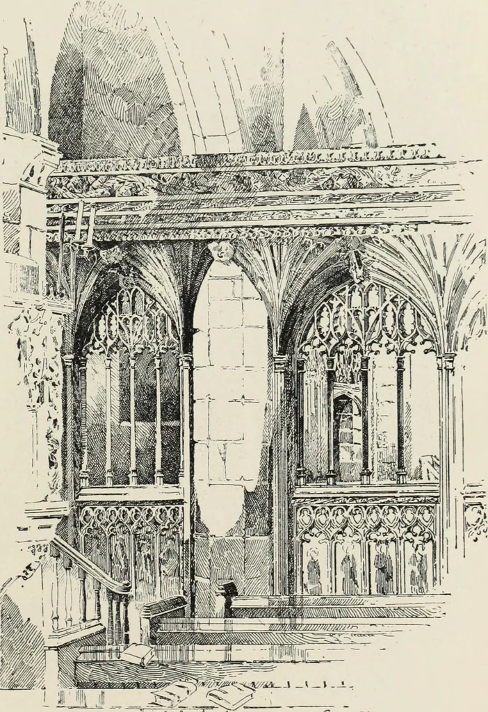 An illustration from Roodscreens and roodlofts, 1909, leaf 130