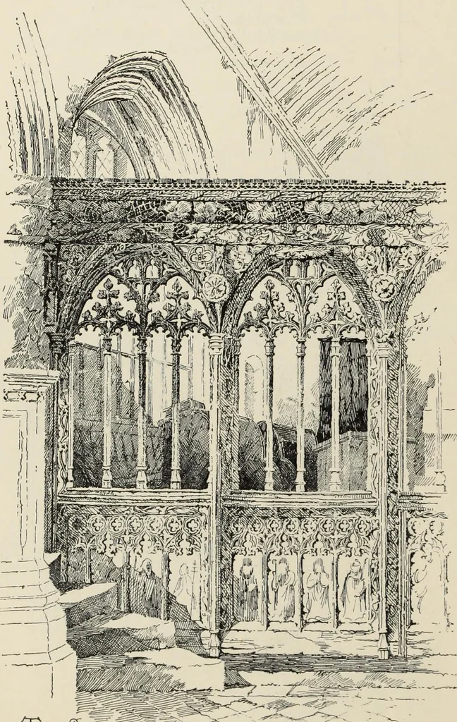 An illustration from Roodscreens and roodlofts, 1909, leaf 131