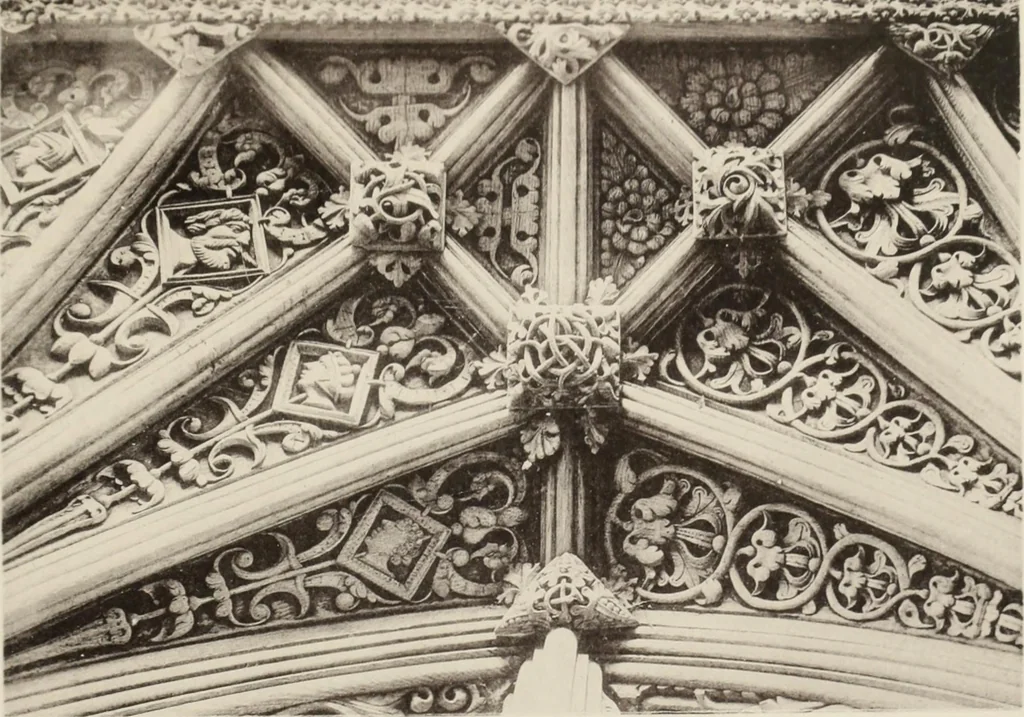 An illustration from Roodscreens and roodlofts, 1909, leaf 144