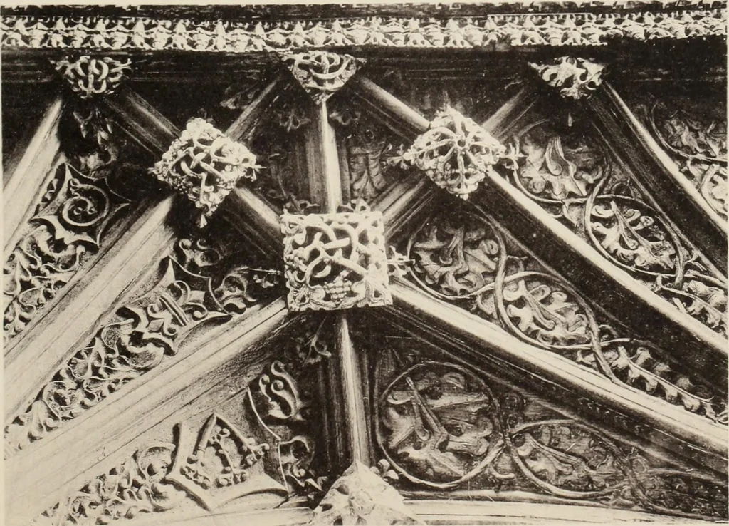 An illustration from Roodscreens and roodlofts, 1909, leaf 144
