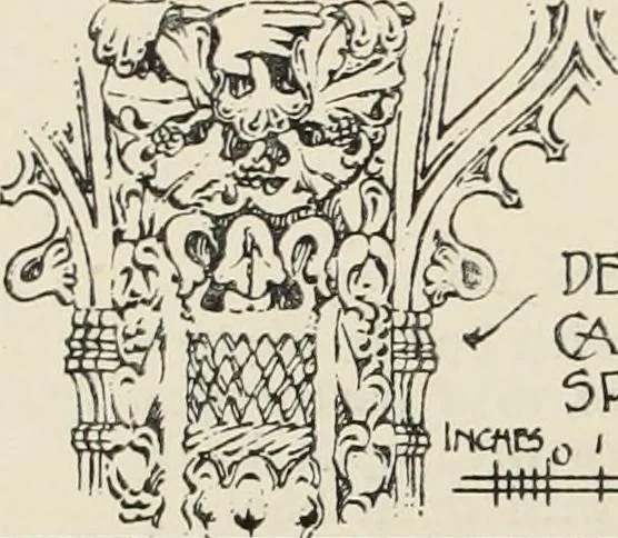 An illustration from Roodscreens and roodlofts, 1909, leaf 155