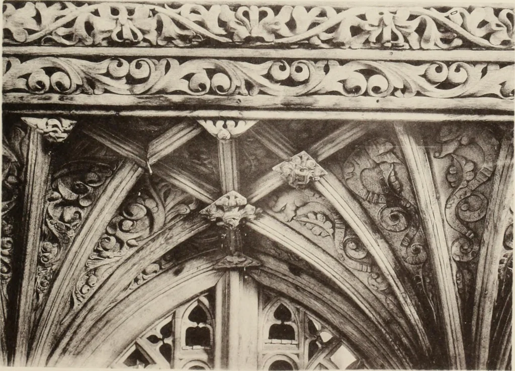 An illustration from Roodscreens and roodlofts, 1909, leaf 166