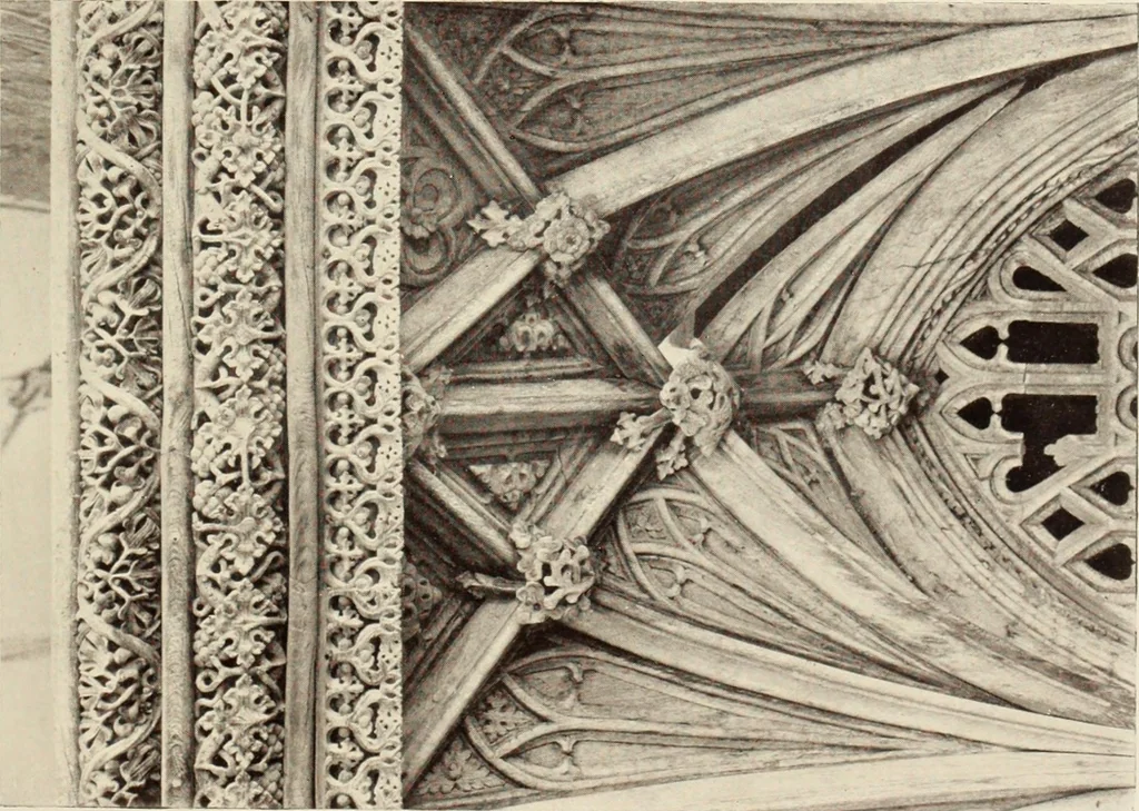 An illustration from Roodscreens and roodlofts, 1909, leaf 190