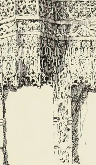 An illustration from Roodscreens and roodlofts, 1909, leaf 196