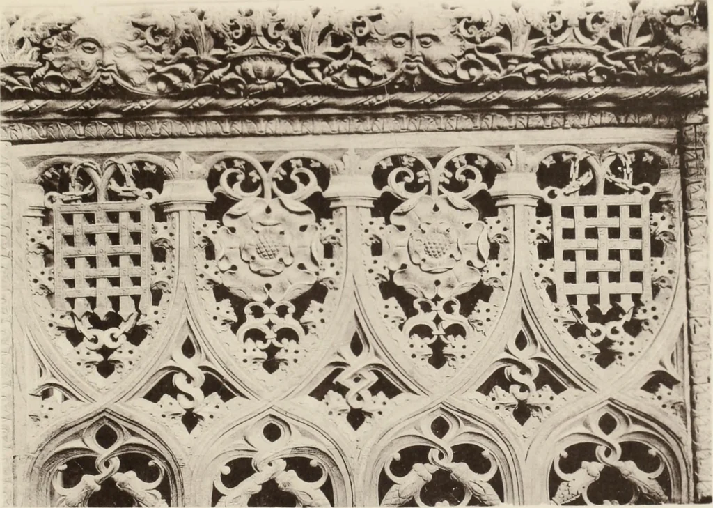 An illustration from Roodscreens and roodlofts, 1909, leaf 206