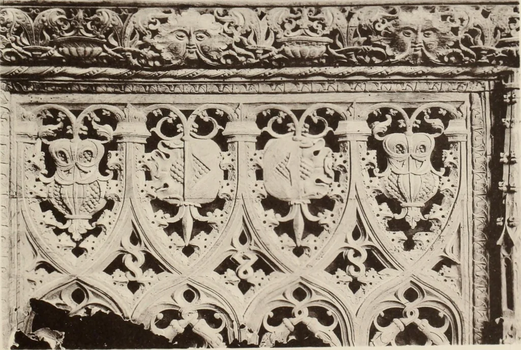 An illustration from Roodscreens and roodlofts, 1909, leaf 206