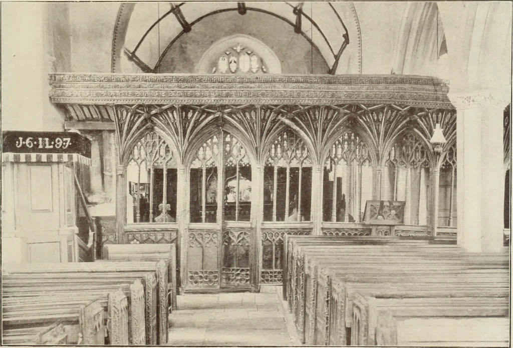 An illustration from Roodscreens and roodlofts, 1909, leaf 22