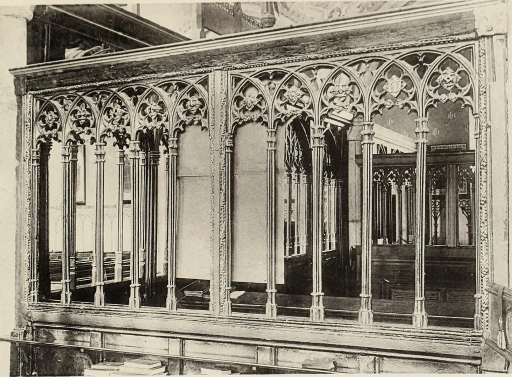 An illustration from Roodscreens and roodlofts, 1909, leaf 226