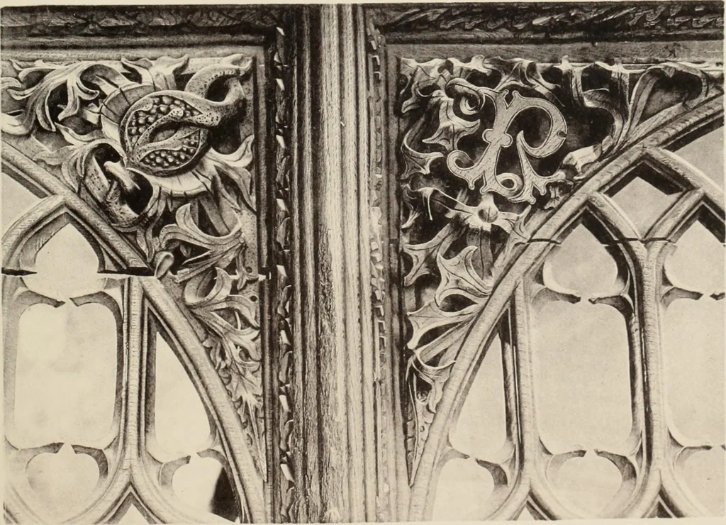 An illustration from Roodscreens and roodlofts, 1909, leaf 244