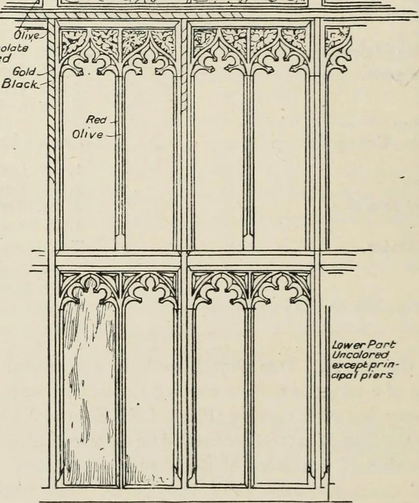 An illustration from Roodscreens and roodlofts, 1909, leaf 255