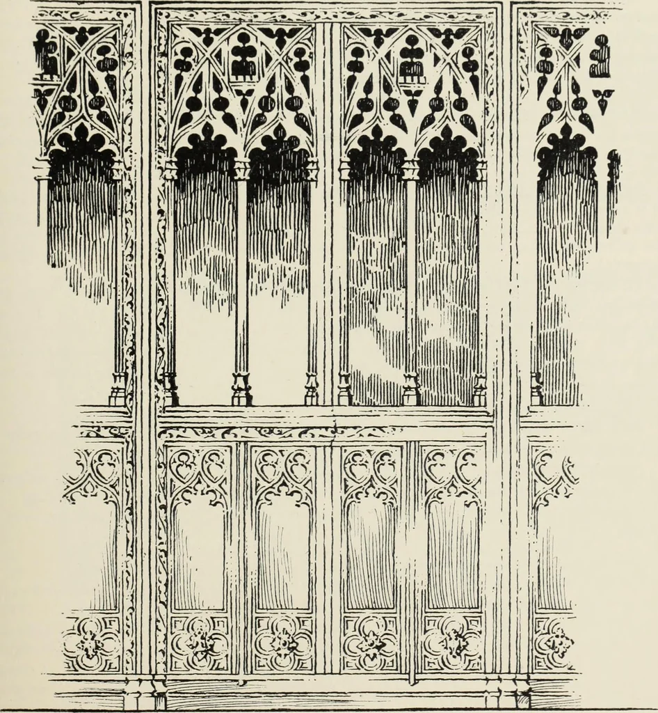 An illustration from Roodscreens and roodlofts, 1909, leaf 304