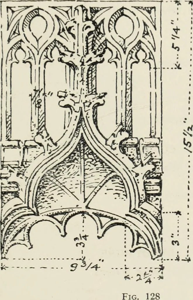 An illustration from Roodscreens and roodlofts, 1909, leaf 322