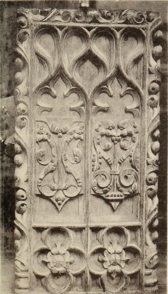 An illustration from Roodscreens and roodlofts, 1909, leaf 324