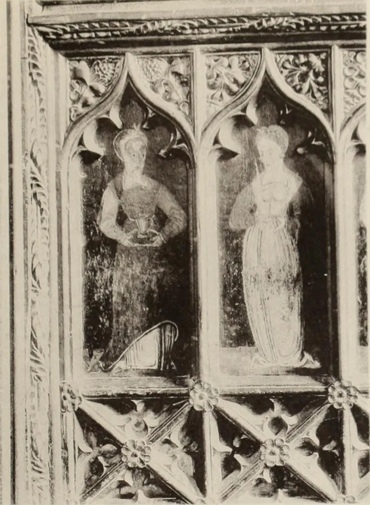 An illustration from Roodscreens and roodlofts, 1909, leaf 328