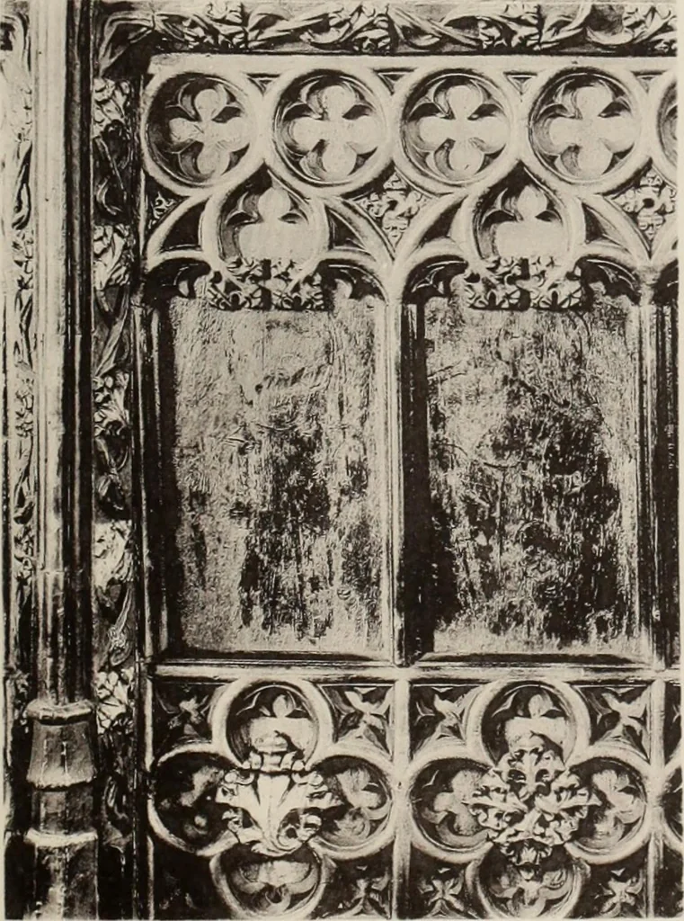 An illustration from Roodscreens and roodlofts, 1909, leaf 328