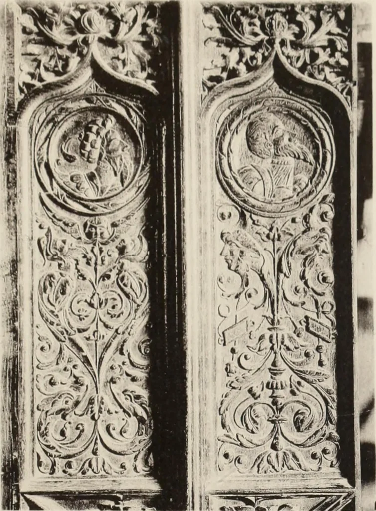 An illustration from Roodscreens and roodlofts, 1909, leaf 334