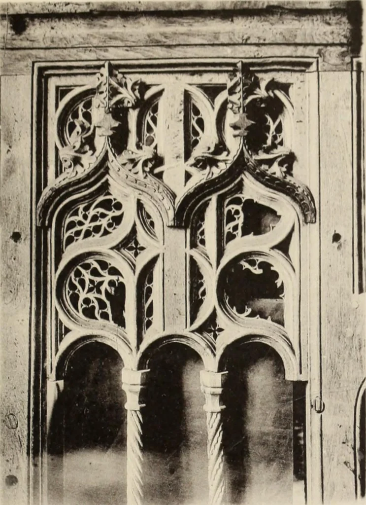 An illustration from Roodscreens and roodlofts, 1909, leaf 338