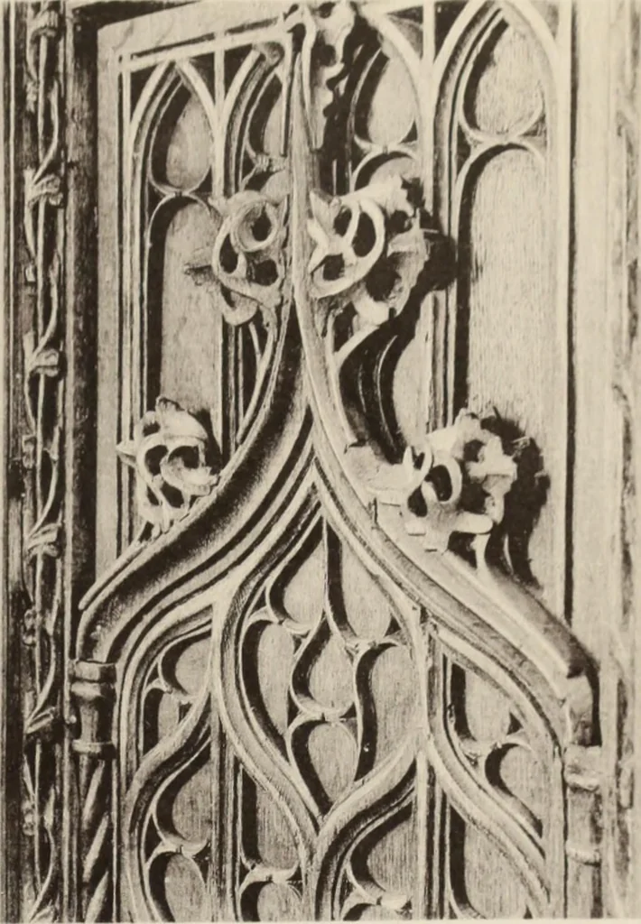 An illustration from Roodscreens and roodlofts, 1909, leaf 338