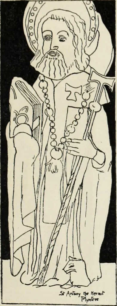 An illustration from Roodscreens and roodlofts, 1909, leaf 34