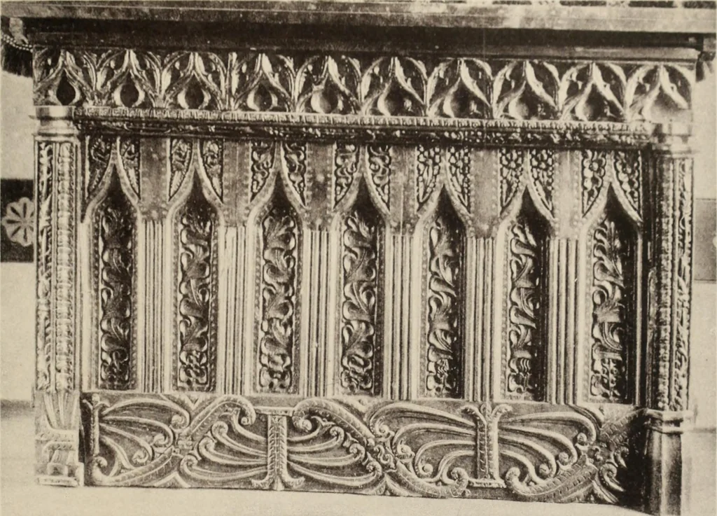 An illustration from Roodscreens and roodlofts, 1909, leaf 342