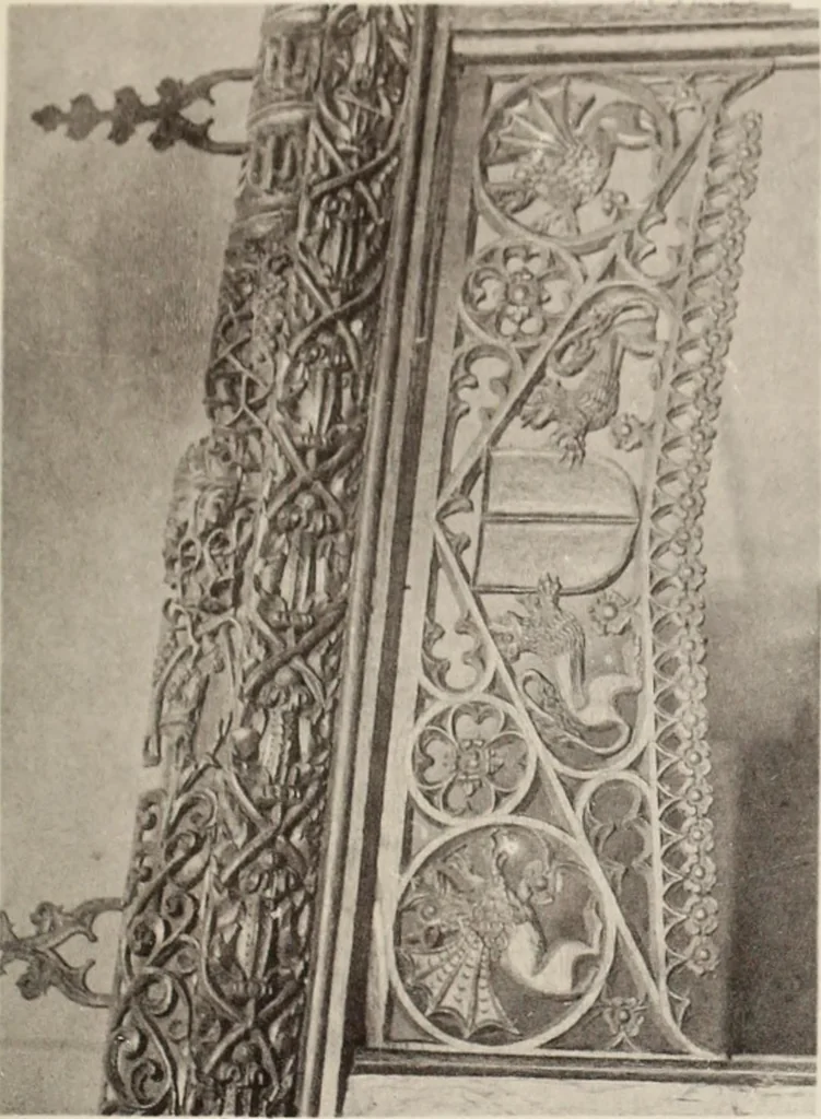 An illustration from Roodscreens and roodlofts, 1909, leaf 354
