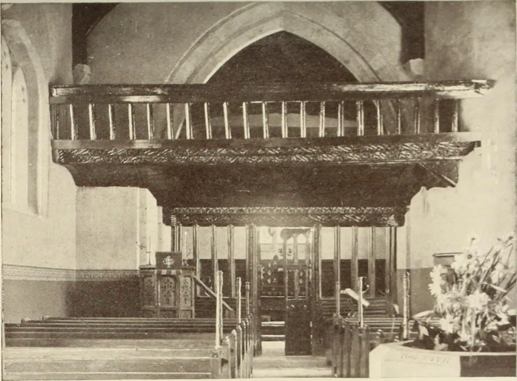 An illustration from Roodscreens and roodlofts, 1909, leaf 360
