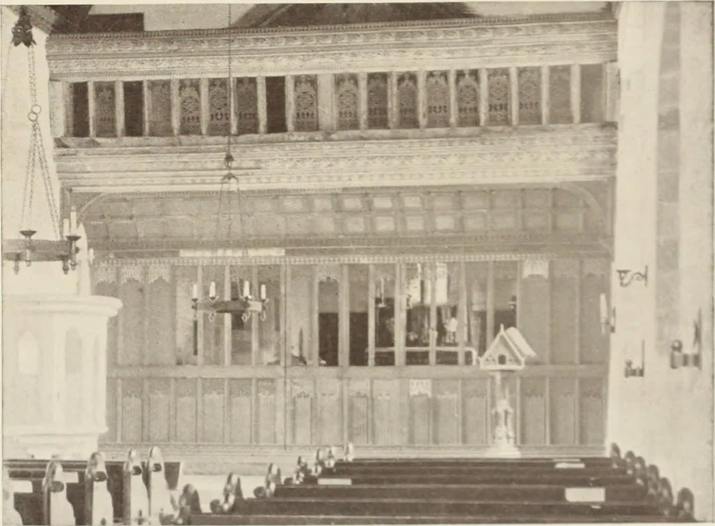 An illustration from Roodscreens and roodlofts, 1909, leaf 360