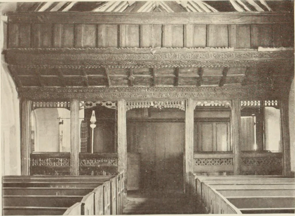 An illustration from Roodscreens and roodlofts, 1909, leaf 360
