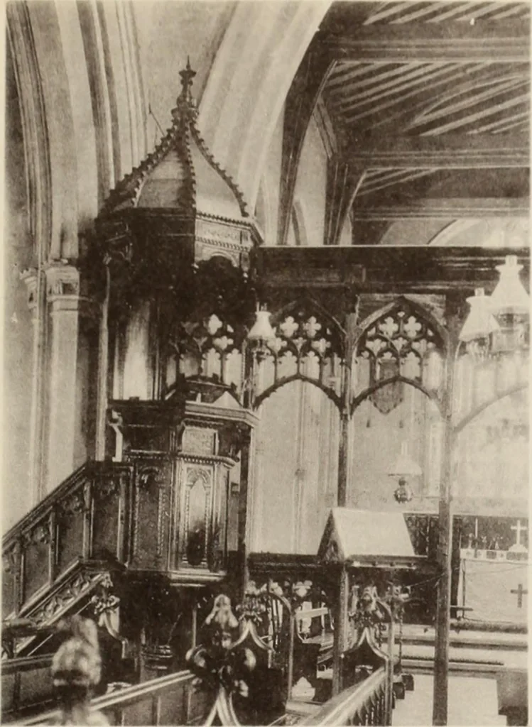 An illustration from Roodscreens and roodlofts, 1909, leaf 366