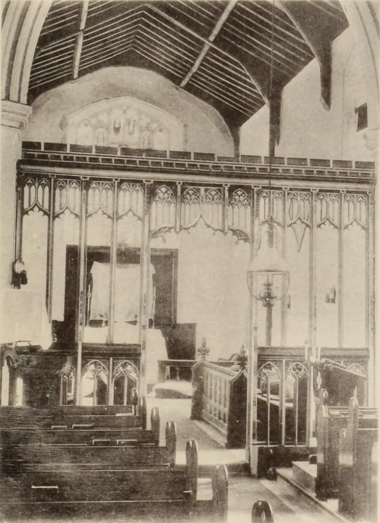 An illustration from Roodscreens and roodlofts, 1909, leaf 366