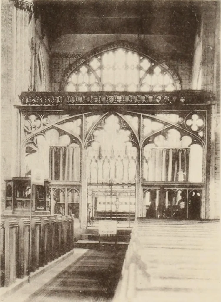 An illustration from Roodscreens and roodlofts, 1909, leaf 366