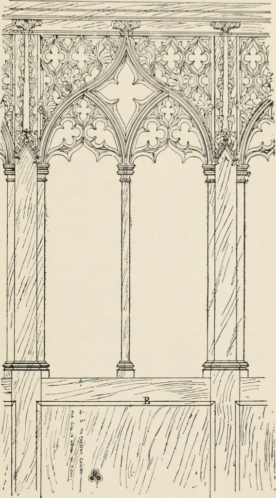An illustration from Roodscreens and roodlofts, 1909, leaf 370