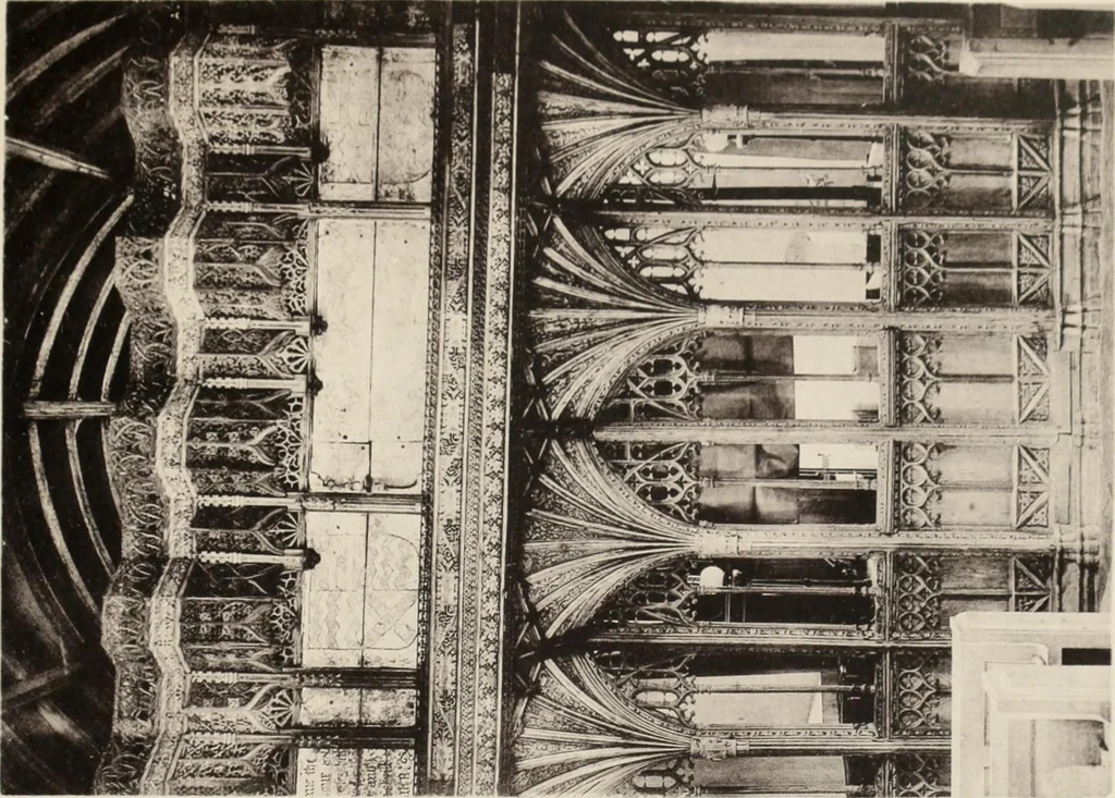 An illustration from Roodscreens and roodlofts, 1909, leaf 42