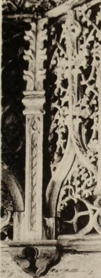 An illustration from Roodscreens and roodlofts, 1909, leaf 48
