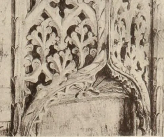 An illustration from Roodscreens and roodlofts, 1909, leaf 48