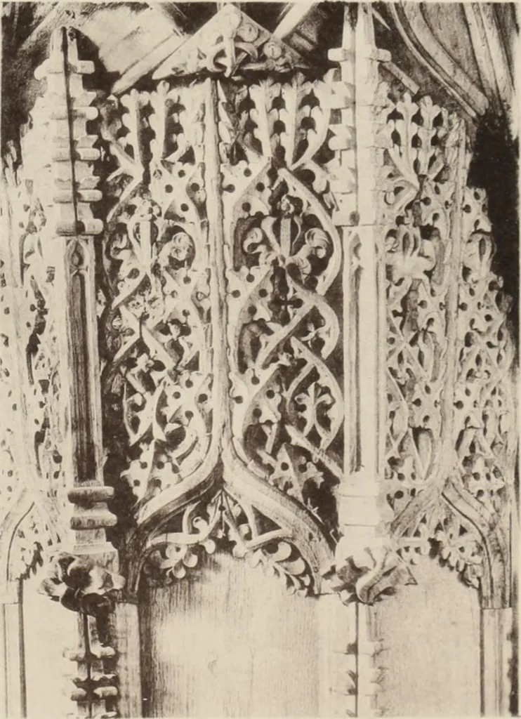 An illustration from Roodscreens and roodlofts, 1909, leaf 48
